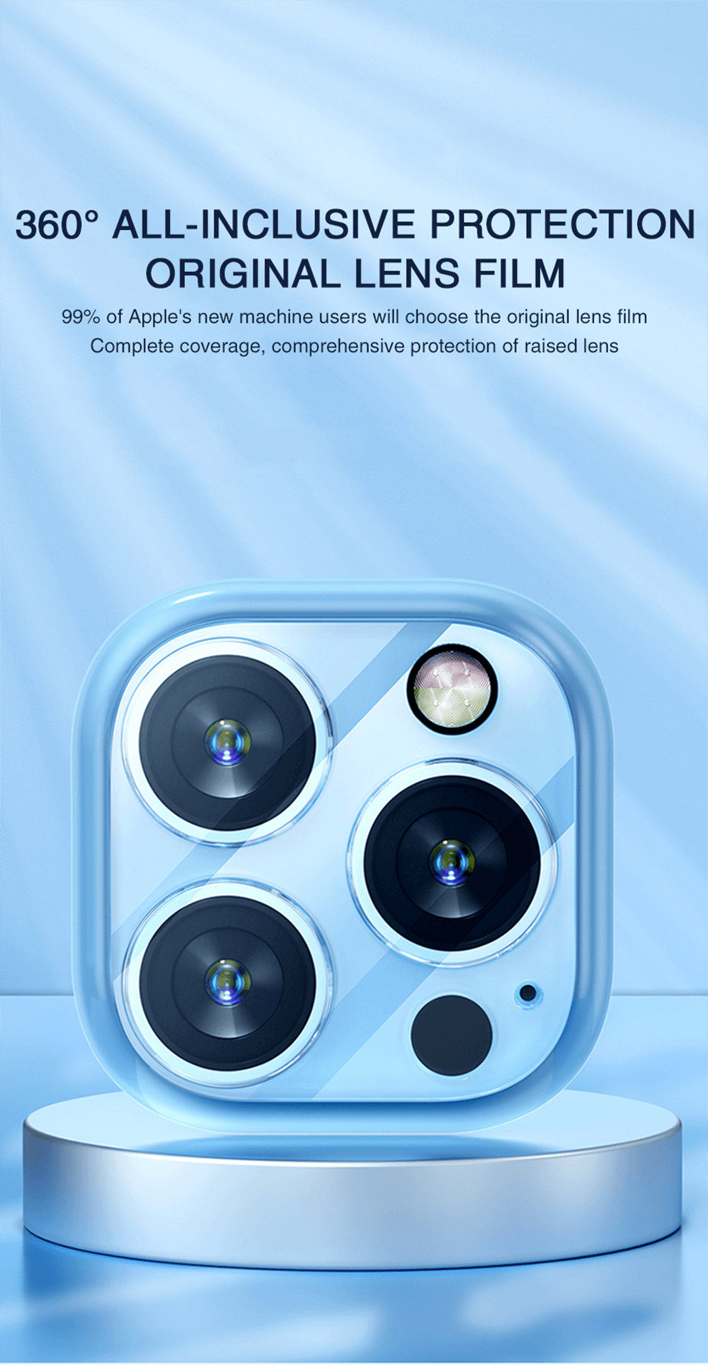 iPhone Camera Lens Protector | Tempered Glass | 4-Pack | iPhone 12, 13 & 14 Pro Max